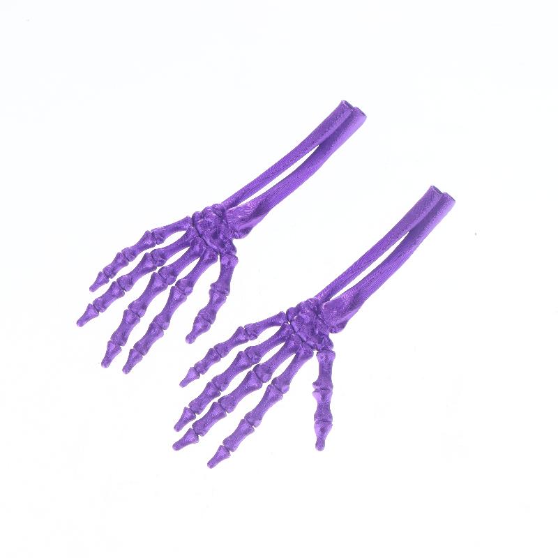 2Pcs 3D Printed Plastic Scary Decoration Halloween Skeleton Hand Prop For Haunted House Horror Party Table Display Ghost