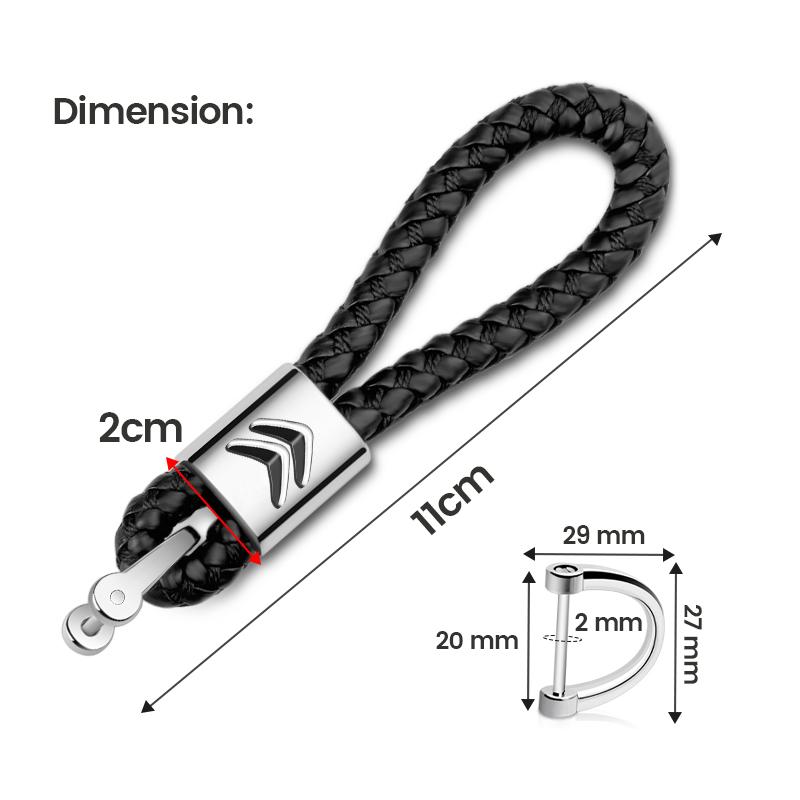MGHK6 1Pcs Car Badge Keychain Zinc Alloy Keyring Pendant For Citroen C1 C2 C3 Grand C4 Picasso C4L VTS C-ELYSEE Berlingo Saxo Xsara