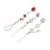 Sweet Y2K Fruits Phone Chain Transparent Phone Strap Charm Strawberry Phone Lanyard  Phone Case