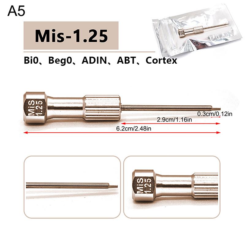 1 шт. Стоматологическая лаборатория Нержавеющая сталь Имплант Отвертка Стоматологический набор инструментов Микроотвертка Стоматологический инструмент