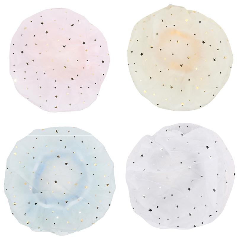 Водонепроницаемая шапочка для душа для ванной, кухонная маслостойкая гигиеническая шапочка, женская, для парикмахерской, принадлежности для ванной, утолщенная эластичная шапочка для купания, милая