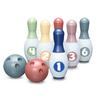 Kids Bowling Set 6 Plastic Pins and 2 Balls Toy Bowling Balls for Indoor and Outdoor Parent Child
