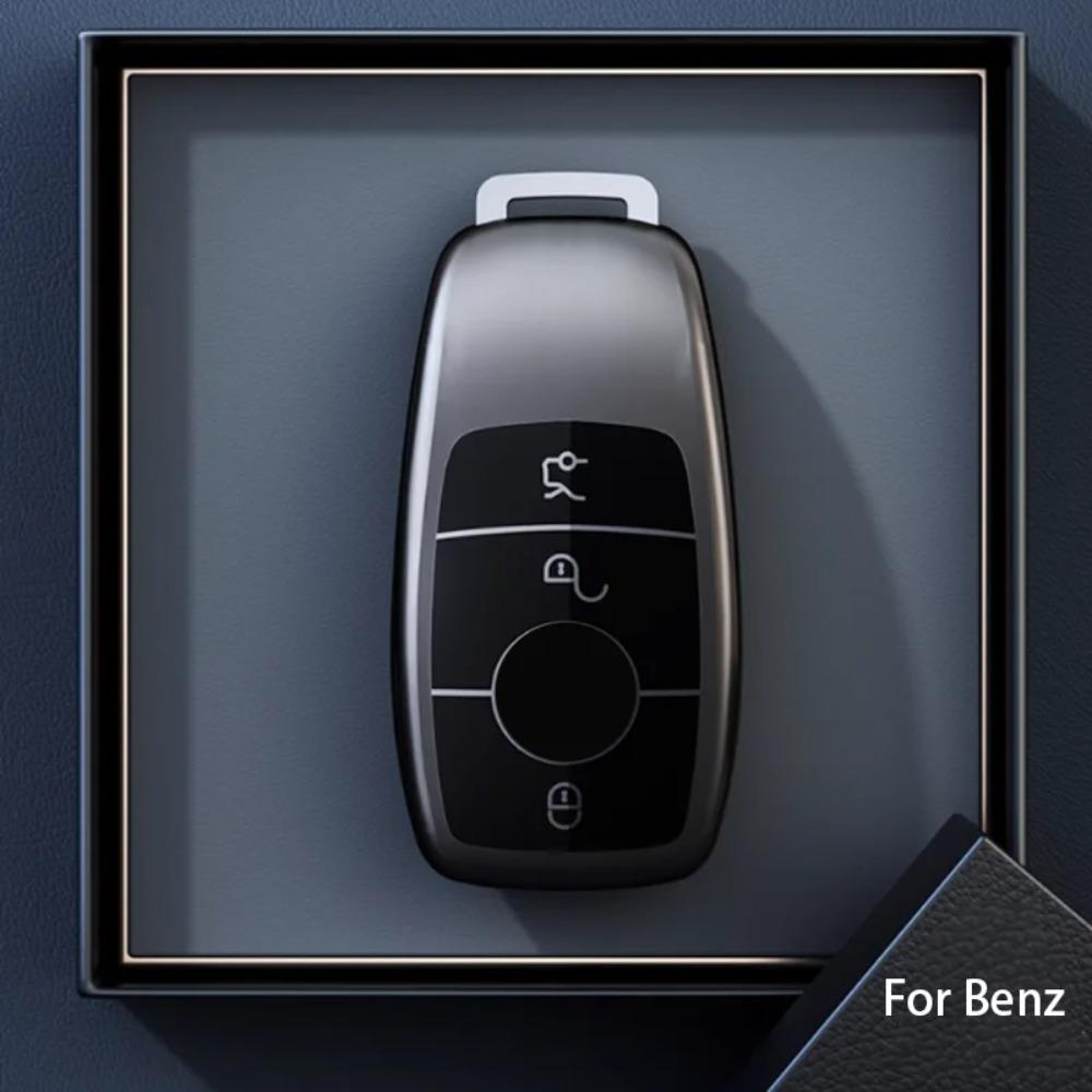 Титановый серый для Mercedes Benz E C S GLC класса E200 E400 E63 W213 S550 S560 C260 Умный пульт чехол для ключа автомобиля Аксессуары