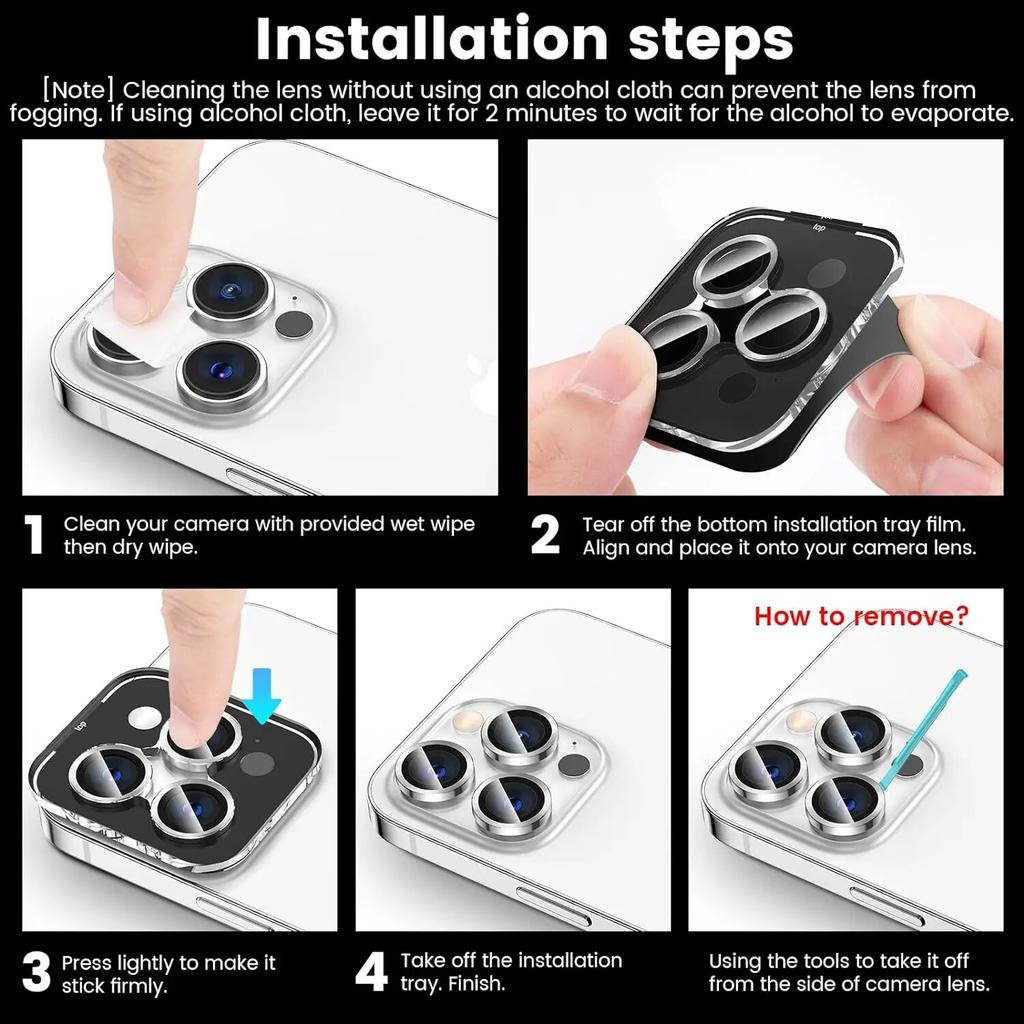 Титаново-серый металл, закаленное стекло, защитная крышка объектива камеры для iPhone 15 Pro Max 14 Plus 13 Mini 12 11, защита 15Pro 14Pro, аксессуары для телефонов