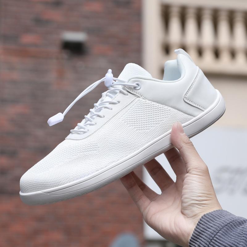 Дышащая мужская вязаная повседневная обувь для ходьбы, модные кроссовки ручной работы, мужские теннисные туфли, удобная обувь для трекинга на открытом воздухе