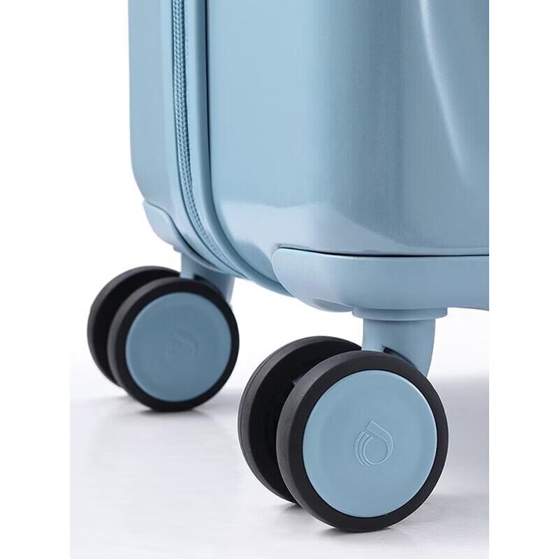 Diplomat Haze Blue Frosted 20-inch Spinner Luggage