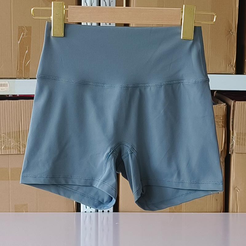 Женские шорты для йоги с высокой посадкой, нейлон, облегающие, высокая эластичность