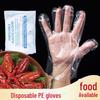 Catering Takeaway Thick Disposable Food-Grade PE Gloves - 100 Bags