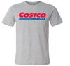 Логотип Costco Wholesale Мужская серая футболка Размер S-5XL