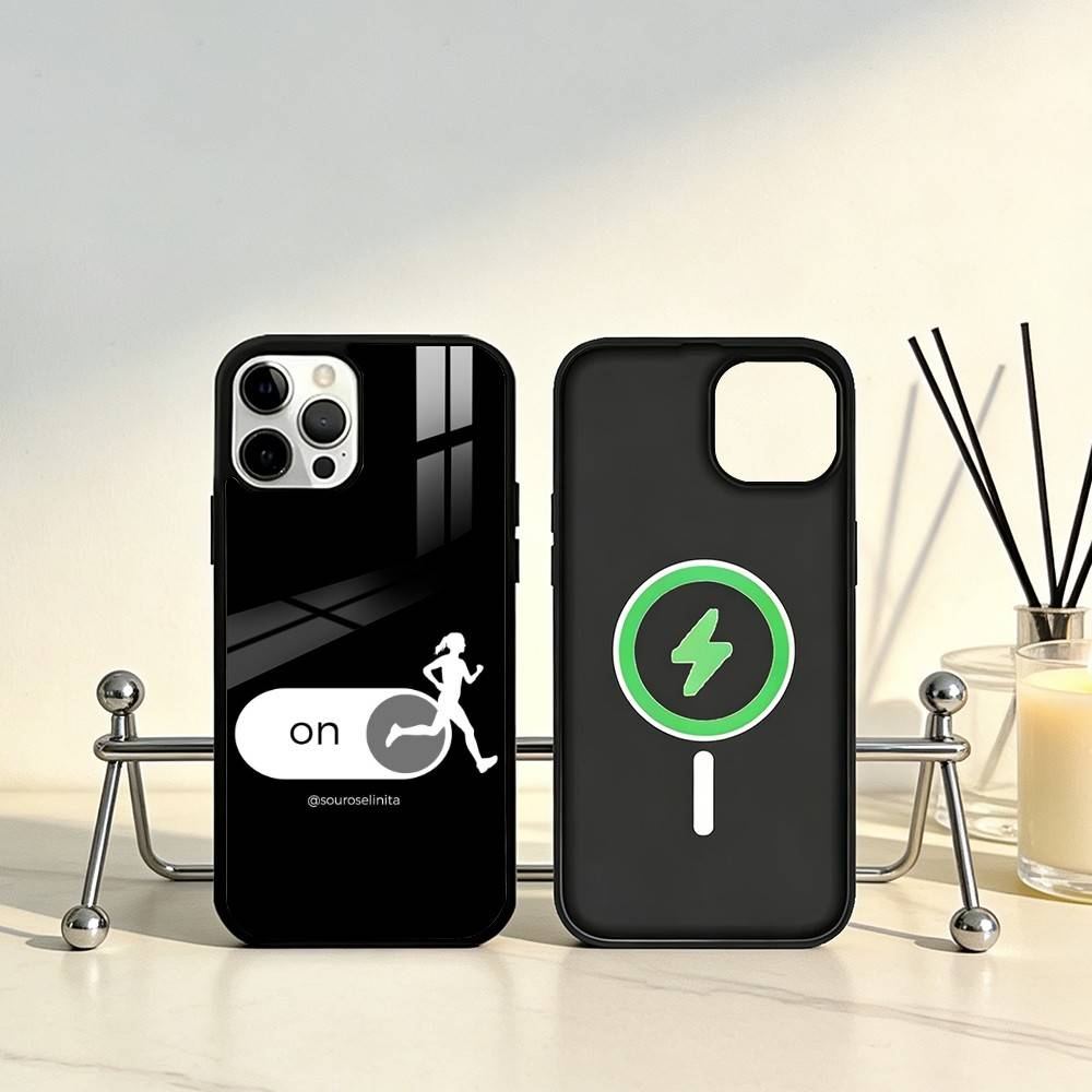I Love Running Phone Case For iPhone17,16,15,14,13,12,11 Plus,Pro Max Magnetic For Magsafe Wireless Charging