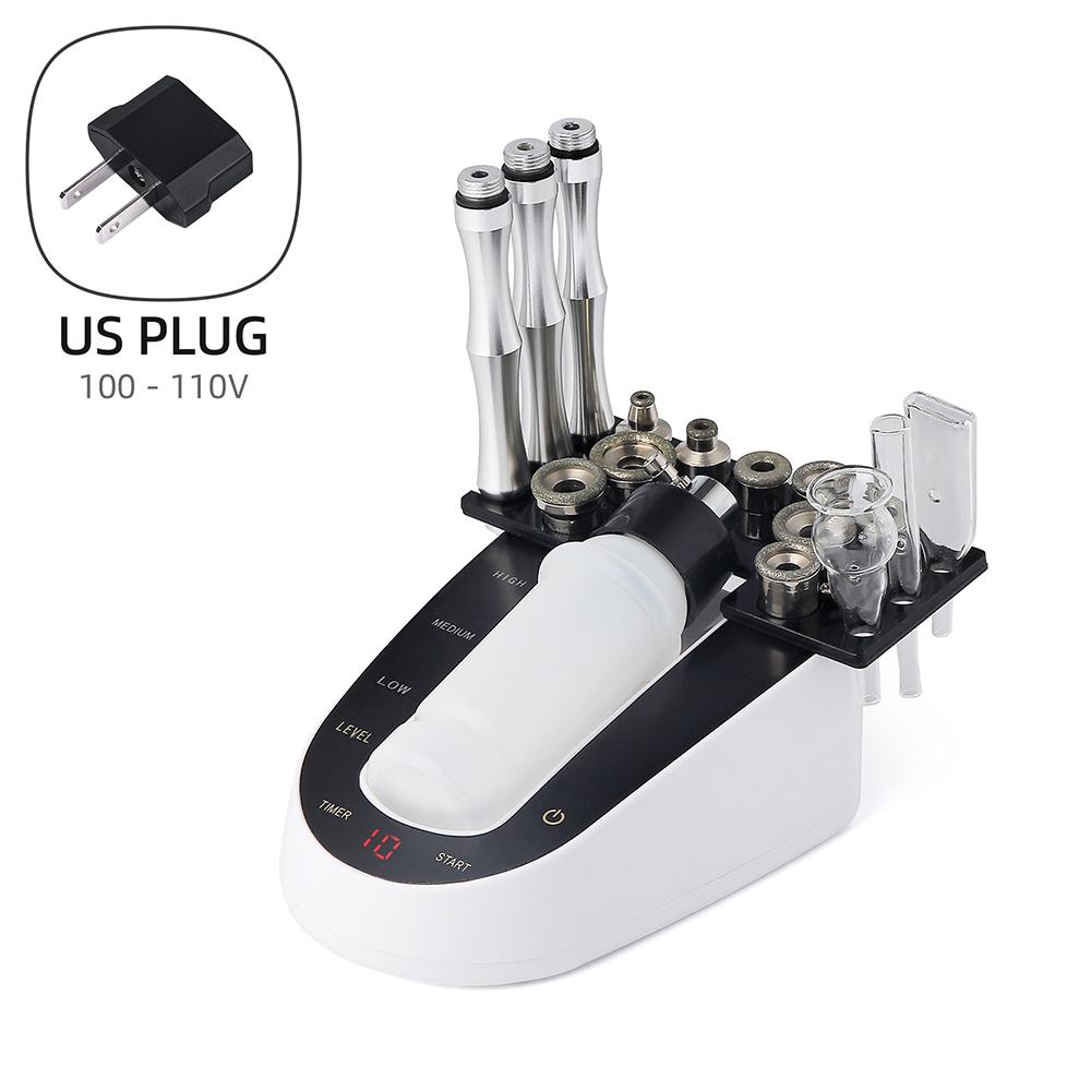 Профессиональный аппарат для алмазной микродермабразии лица для домашнего использования, аппарат для пилинга лица, аппарат для красоты, отшелушивание, очистка пор, уход за кожей