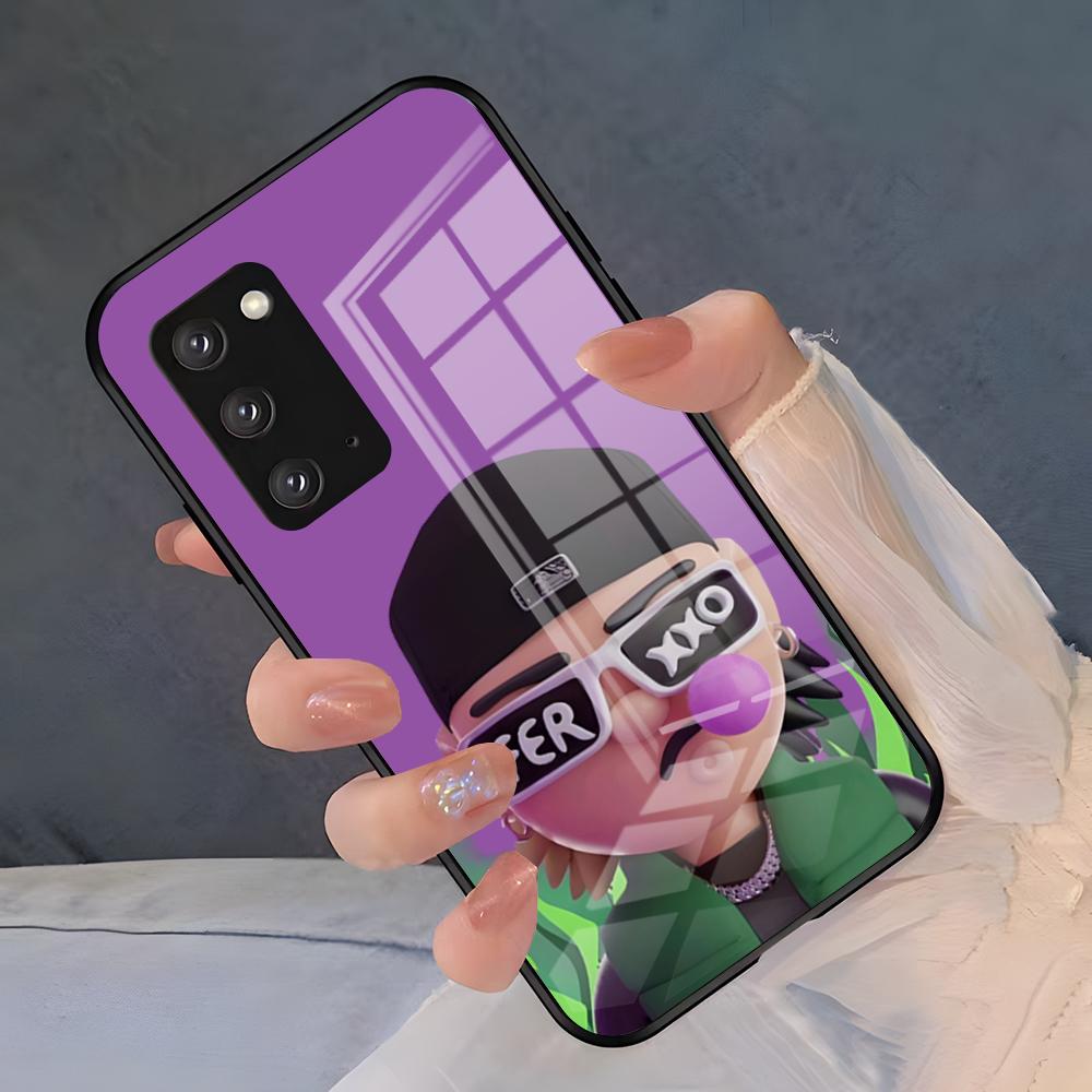 Чехол для телефона singer F-Ferxxo Feid для Samsung S26 S25 Plus S20 S20 Plus S22 Ultra S23 FE S21 Plus S21 Ultra Стеклянная крышка