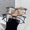 Fashion Vintage Square Clear Lens Classic Eyeglasses Frame Male Elegant Glasses Men Women Transparent Lens