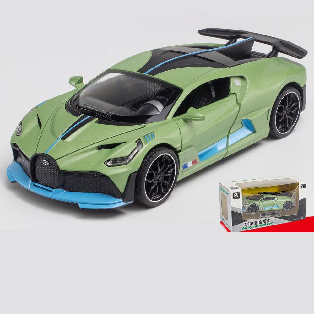 1/32 масштаб Divo, литая под давлением модель автомобиля, игрушечная машина с откатным механизмом, звуком и светом для детей, коллекция подарков для мальчиков и девочек