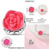 Copper Heart Color Changing Rose Pink Charms Beads Original Bracelet Diy Fine Jewelry Gifts For Women