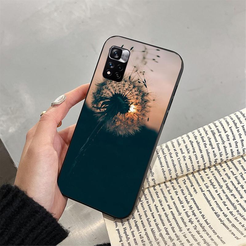 Чехол для телефона с цветком одуванчика для Xiaomi Redmi note 13 12 Pro 11S 11 10 Pro 10S 12S Redmi 10 13C 9C