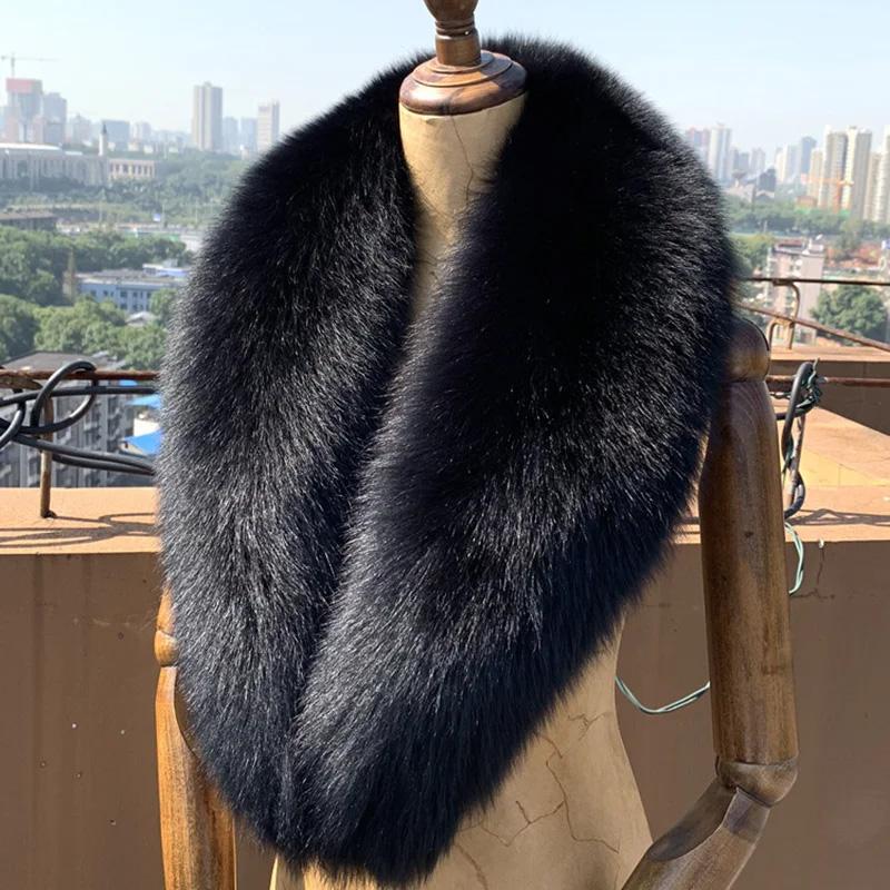 1Pc Women Thicker Shawl Warm Faux Fur Fluffy Scarf Winter Leather Collar