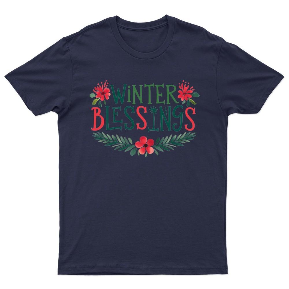 Winter Blessings Christmas Holiday TShirt Unisex Gift Retro Funny Unisexs