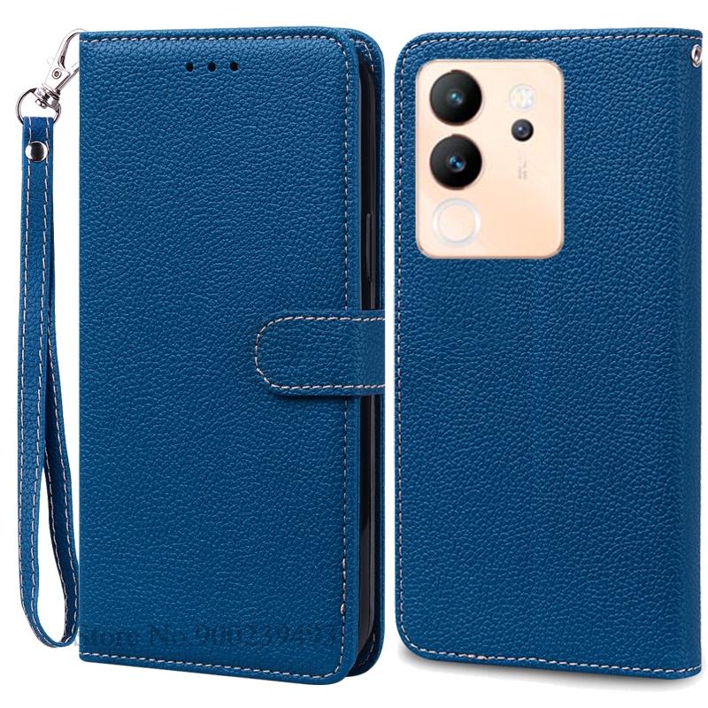 Для Vivo V30 Lite 5G чехол кожаный кошелек раскладной телефон чехол для Vivo V30 Lite чехол-книжка для Vivo V30Lite чехол Fundas Shell