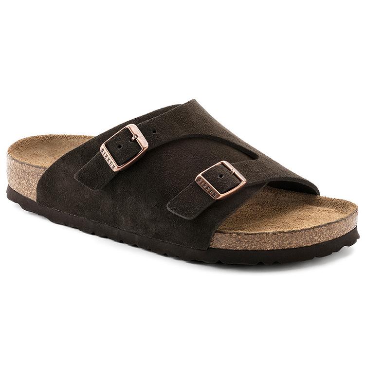 Birkenstock Zrich Мягкая стелька Замша Кожа Узкий крой 'Мокко' 1009531