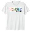 Breathe Womens T-Shirt Self Care Mindfulness Gift For Her