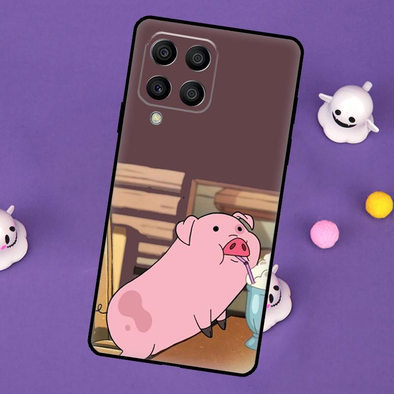 Мультяшная свинка Чехол для Samsung Galaxy M11 M51 M31 M33 M13 M23 M53 M15 M55 M14 M34 M54 M20 M32 M52