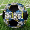 1pc Leeds United F.C Soccer Ball Size 5 Indoor Soccer Ball Fashion Colorful Backyard Game - Great For Sports Fans Gift HE12