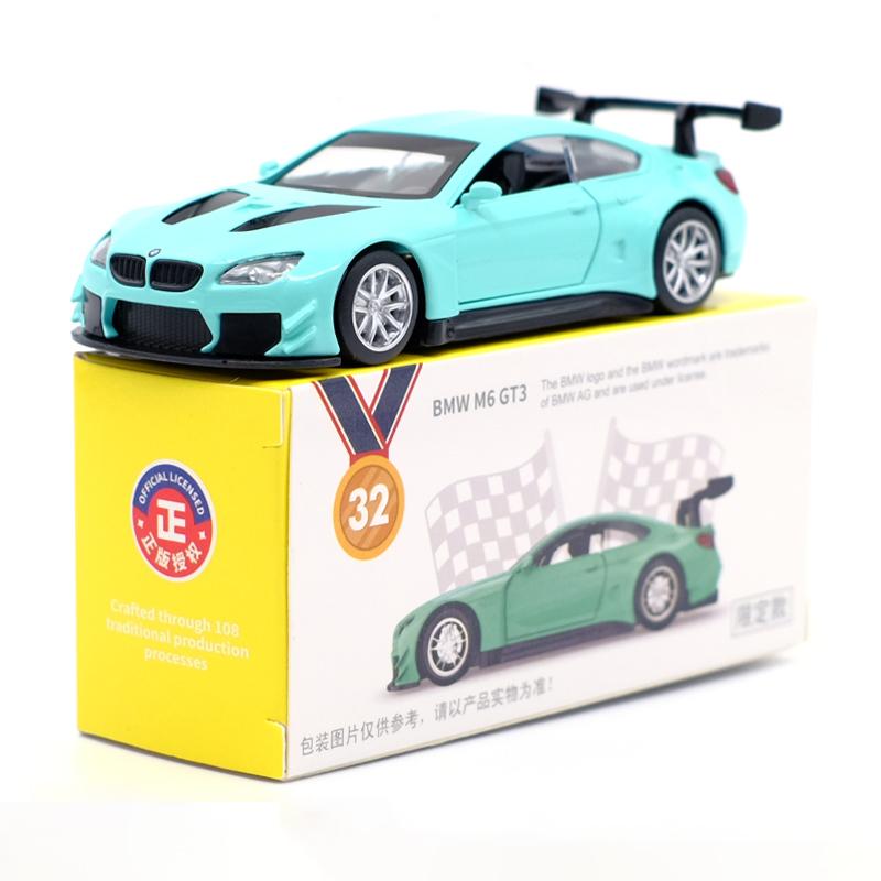1:44 BMW M4 GT3 BMW M6 Supercar Alloy Car Diecasts & Toy Vehicles Car Model Miniature Scale Model Car For Children