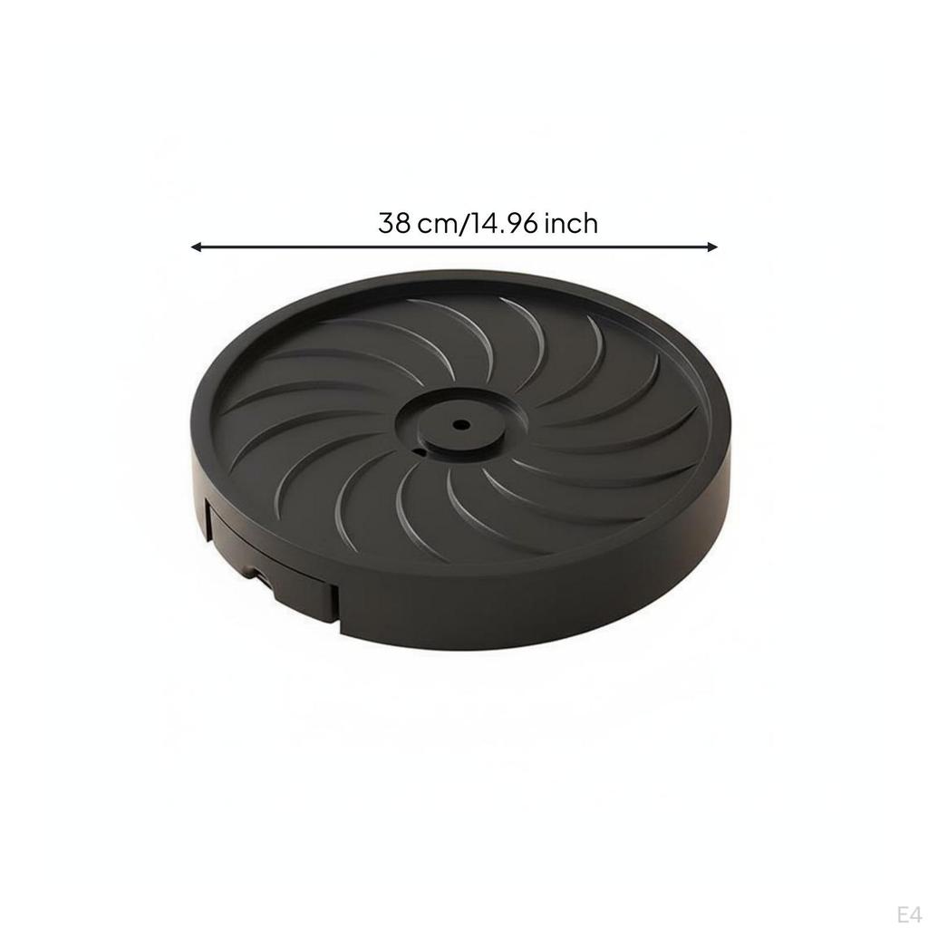 Plant Pot Mover with Water Tray 360° Rotating Wheels Heavy Duty Roller Weather Resistant