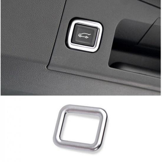 Cover Trim Matte Silver For Cadillac XT5 2016-2020 Back Door Tailgate Switch ABS