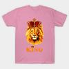 T Рубашка женщины Король Лев в короне Королевское золото для льва Ло Harajuku Печать Кавайи Футболка Летний короткий рукав женская футболка Top Tee