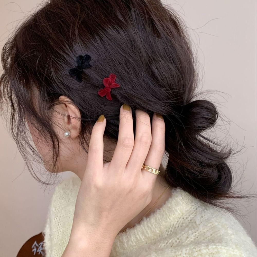 Women Bow Headwear Bowknot Hair Clips Hair Styling Tools Duckbill Clip New Mini Hairpins