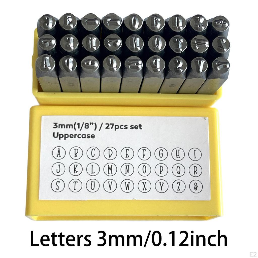 Металлический набор штамповочных инструментов для создания гравированных цифр, которые отпечатаны для