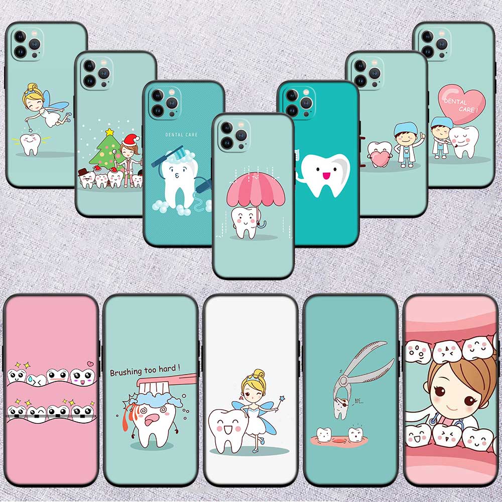 NH43 Teeth Dentist Tooth Case for Samsung A11 A12 A13 A15 A52S A53 A55 A56 A70 A71 A72 A73 F06 F16 F56 S10 Plus S10e