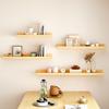 Modern Wall Mounted Storage Rack Strong Load-bearing Simple Installation Bathroom Floating Shelves Display Organizer