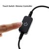Светодиодная лента Диммер с сенсорным управлением Регулировка яркости Светодиодный выключатель-диммер 1 кнопка Диммер 12В-24В Регулировка выключателя света