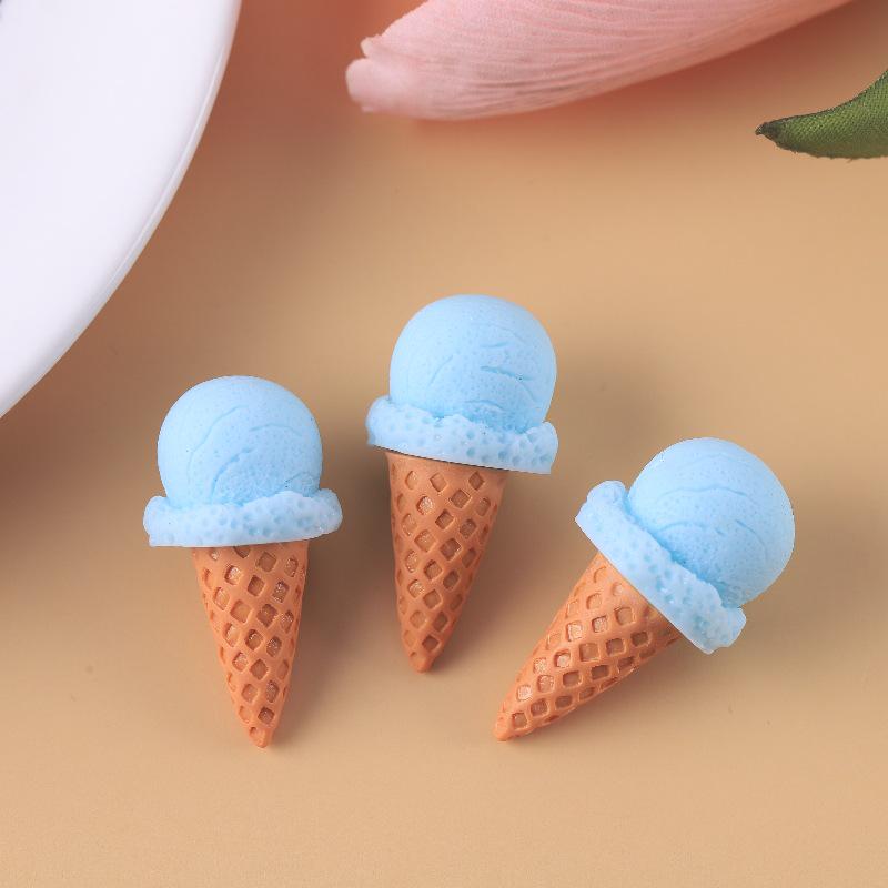 3D брелок для кукольного домика в виде рожка мороженого и подвеска для телефона из смолы ювелирные изделия аксессуары