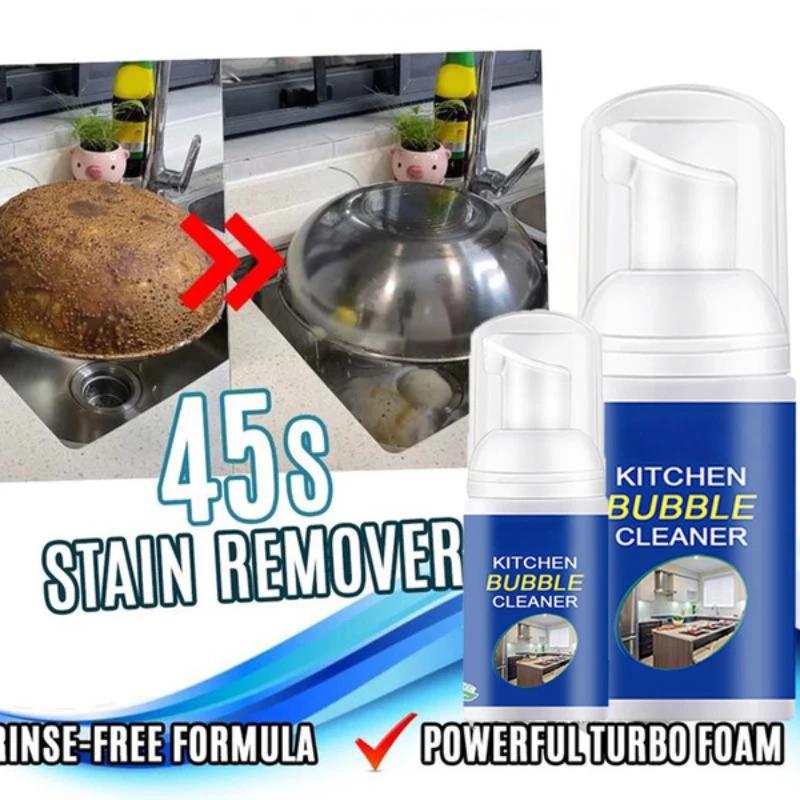 30 мл сильное кухонное волшебное пенное чистящее средство-спрей для многоцелевого использования для удаления ржавчины на сковороде и чистки бытовой техники