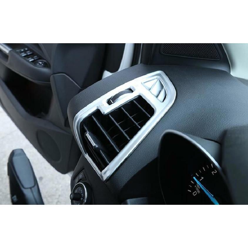 For Ford Escape Kuga 2013-2019 Matte Silver Console L&R Air Outlet Vent Trim 2PC