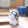 Adorable Plush Schnauzer Keychain Soft Short Plush Cute Dog Bag Charm 12cm