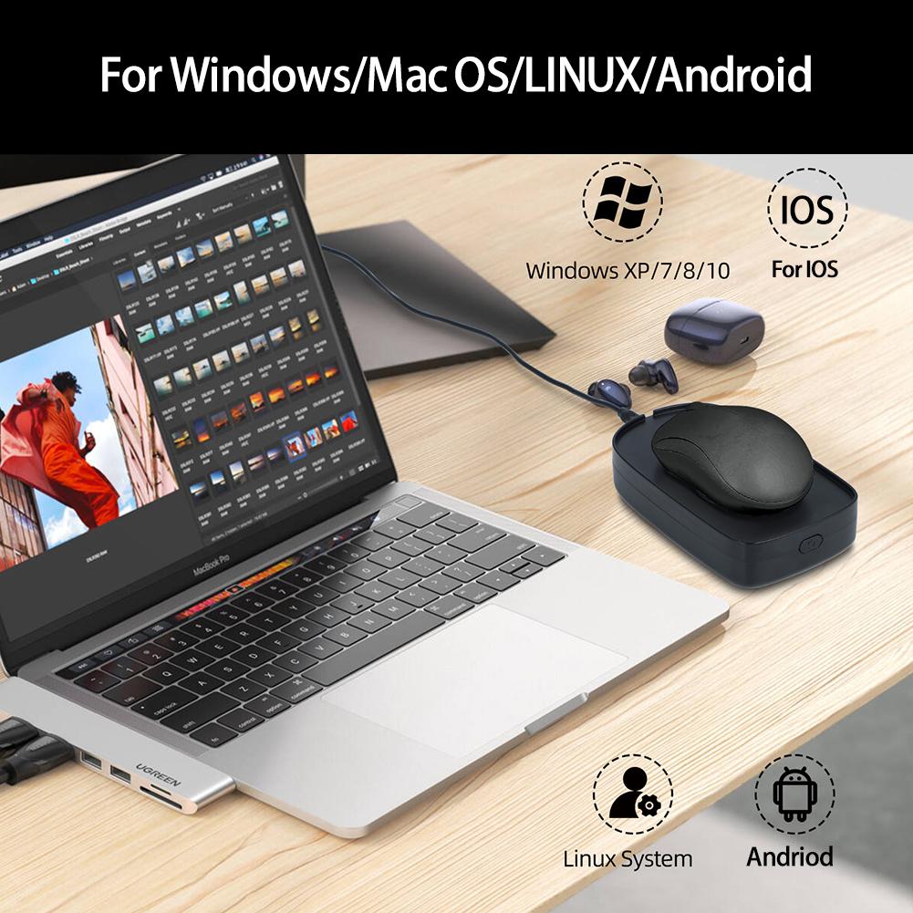 Необнаруживаемый джиглер для мыши 5 В 1 А имитирует движение мыши, проводная беспроводная мышь, совместимая с компьютером, пробуждающая его, поддерживает ПК активным