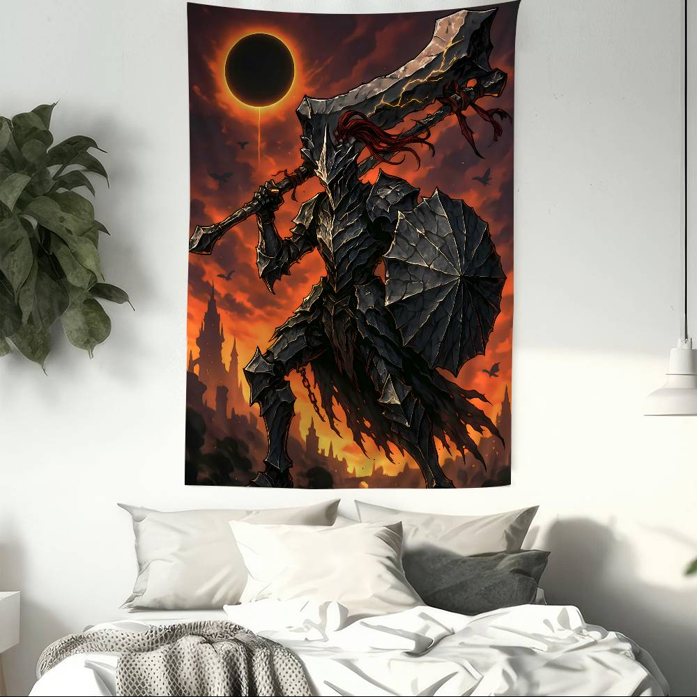 DARK SOULS Приключенческая игра Подвесной богемный гобелен Подвесной таро Хиппи Настенные ковры Комната Домашний декор