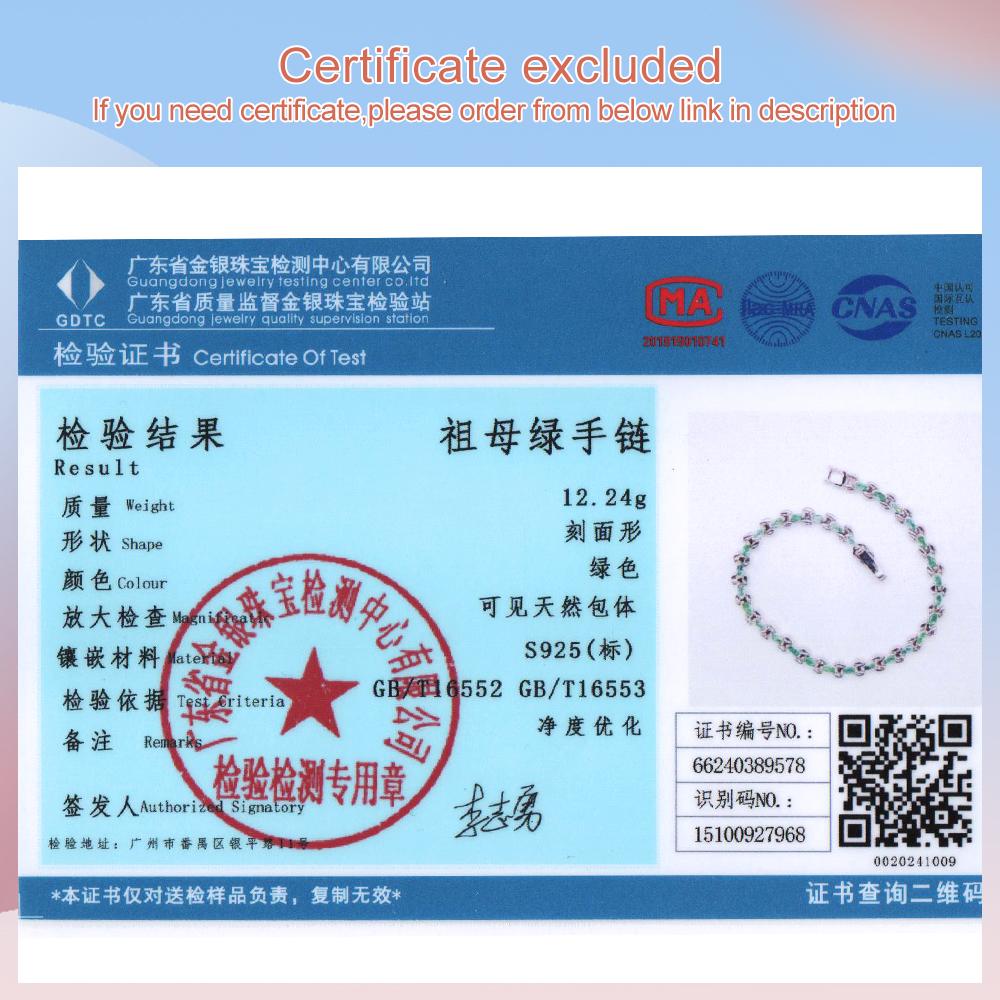 Драгоценный и элегантный браслет из натурального зеленого изумруда из стерлингового серебра 925 пробы для женщин. Благородные ювелирные украшения, подарок на свадьбу и банкет.