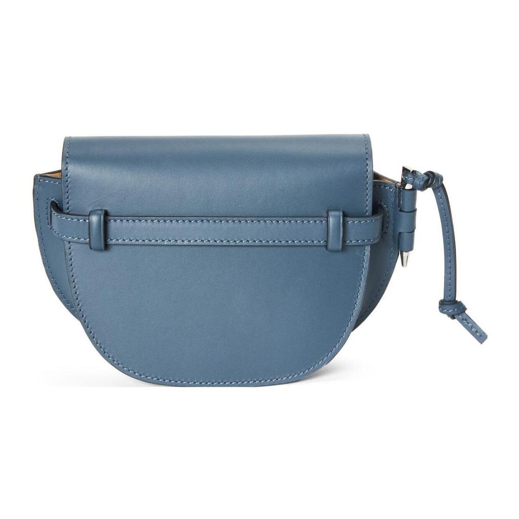 Loewe Adjustable Detachable Shoulder Strap Embossed Letter Puzzle Soft Cowhide Mini Shoulder Crossbody Bag Women Shoulder Bags Blue A650N46X13-6901