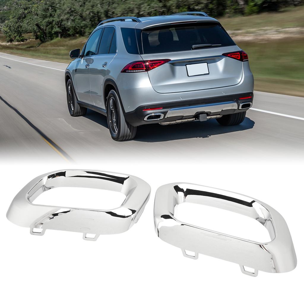 Декоративные накладки на выхлопные трубы, рамки, подходят для   GLC GLE GLS‑Класс X253 C253 W167 V167 C167 X167   Линия 2020‑2023