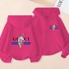 Kids Long Sleeves Cardigan Sweatshirt Girl Boy 3-12Years Hoodie Zipper Style Cute Tiger Sports Casual Fashion Loose Coat Clothes
