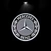 GDX2  2pcs Car door welcome light logo Emblem For Mercedes Benz A C E GLC GLA GLE GLB Class W177 W205 W212 W213 X253 X156 W166 X247