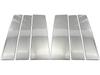 Накладки на стойки из нержавеющей стали с покрытием для Step WGN Spada и RP8 с RP Ultra-Mirror (Набор из 6 предметов) РП6, РП7, (Совместимые визоры) [PIL-SIL-453]