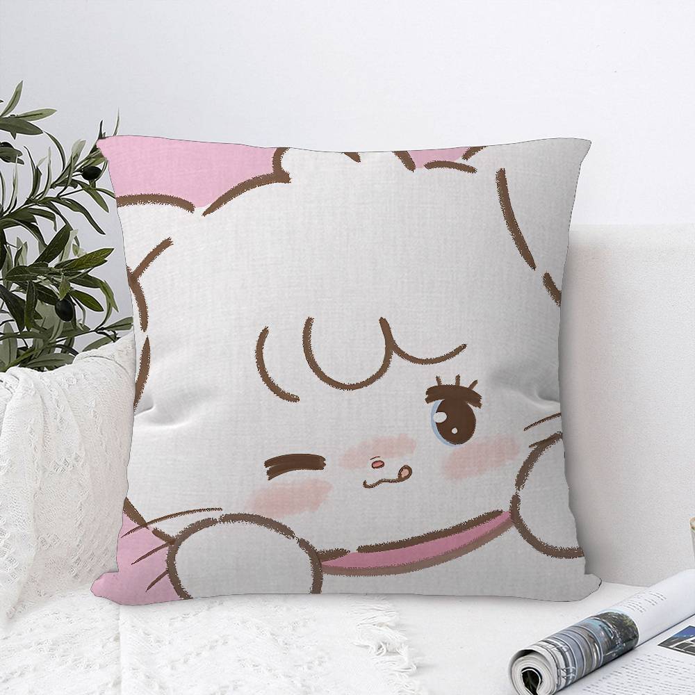 Cute MMikko IIllustrations pillow cover sofa cushion cover home room decoration children gift