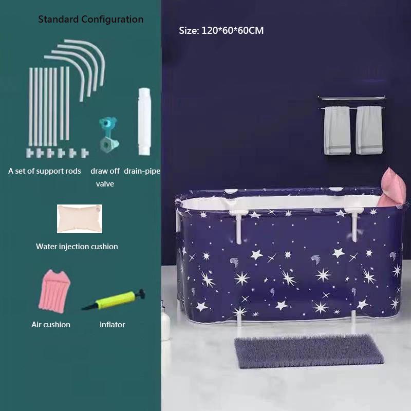 Портативная складная ванна для взрослых, ведро для ванны, биде, детский корпус, большая вместимость, сохраняющая тепло и холод, складная ванна для спа-ванны, бочка